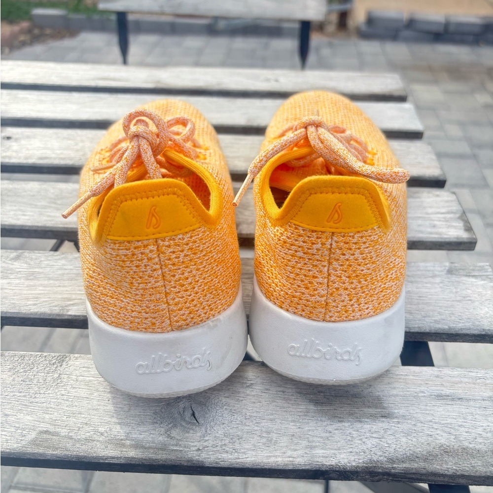 Allbirds Tree Runners Yellow Sneakers Womens 8 - Picture 3 of 9